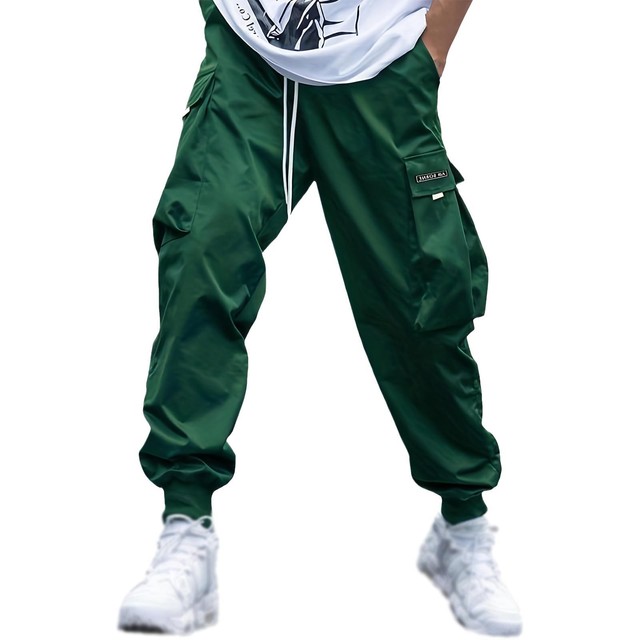 Men's Casual Sports Jogging Cargo Pants Pockets Streetwear Hip-Hop - Image 10