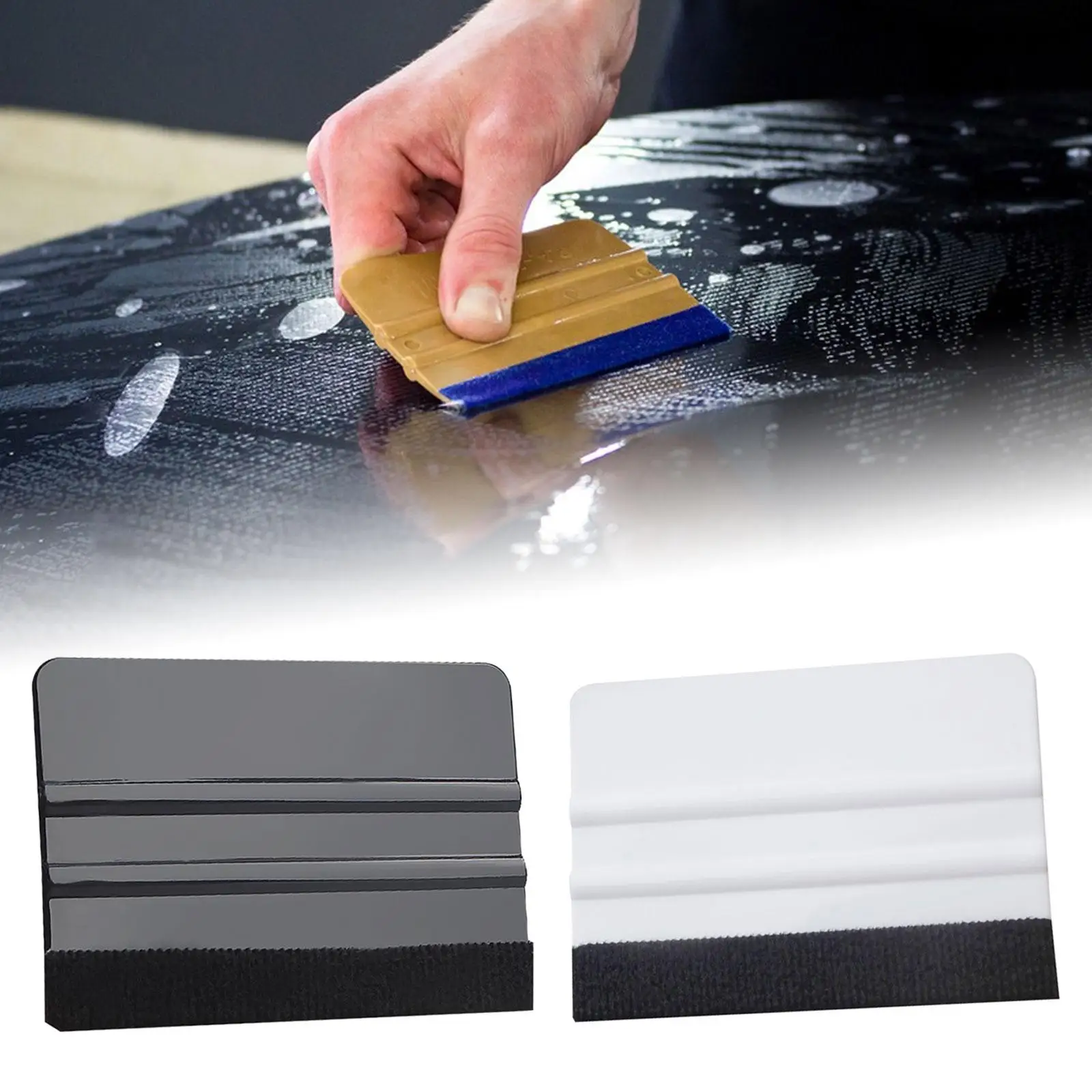 5x Auto Film Scraper Paint Scraper for Making Surface Tidy Paint Protection Film Pushing Out Bubble Lines Window Tint