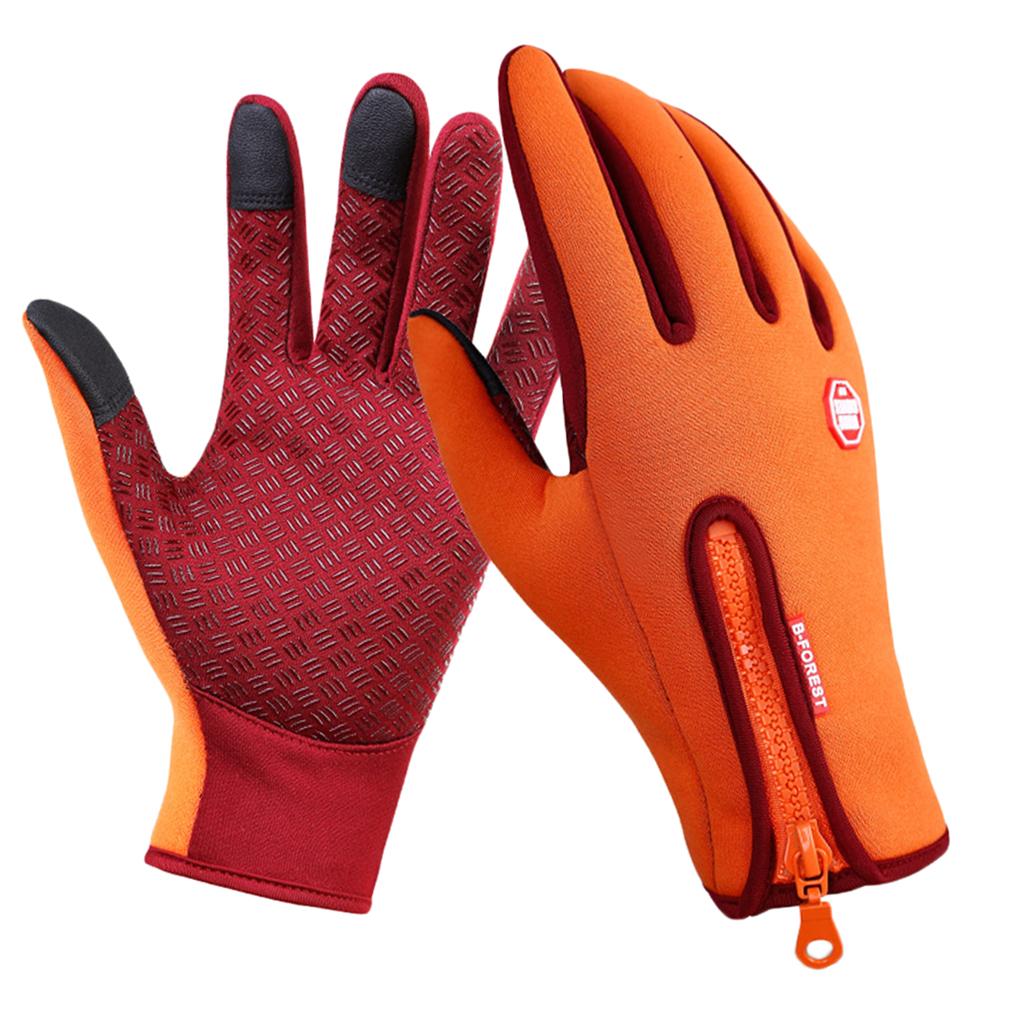 Thermal Gloves Outdoor Full-Finger Touch Screen Windproof Driving Mitten