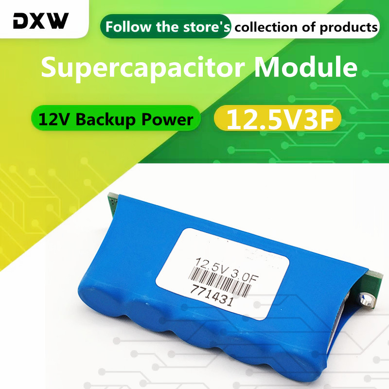 Módulo Supercapacitor, 12.5V3F, 12V, 2.5V15, 1Pc Lot