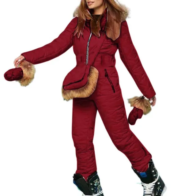 Mono de esquí para mujer, traje de esquí de invierno, traje de snowboard,  traje de invierno, mono de esquí para mujer, mono de talla grande,  pantalones cálidos de invierno -  España