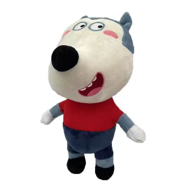 Novo anime quente dos desenhos animados wolfoo família lucy brinquedos de  pelúcia kawaii pequeno lobo macio recheado bonecas presente de natal das  crianças 30cm - AliExpress