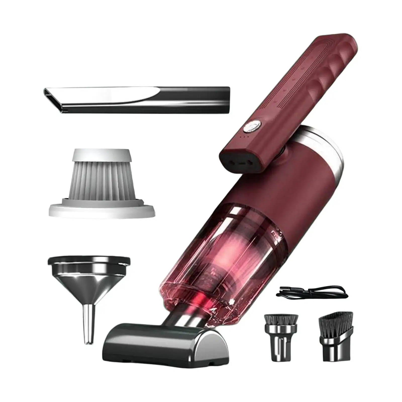 Car Vacuum Cleaner, Mini Vacuum Cleaner, Rechargeable Dust Collector Powerful