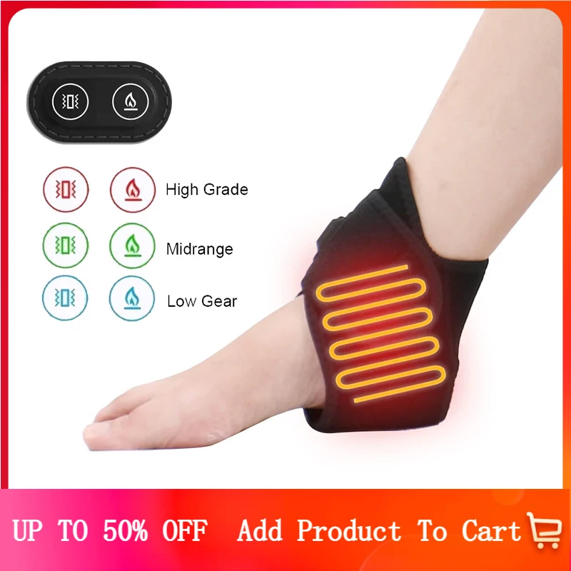 Best of USB Electric Heating Ankle Massager Pad Compression Straps Arthritis Health Care Foot Support Protector Brace Wrap Belt Reviews & Tips