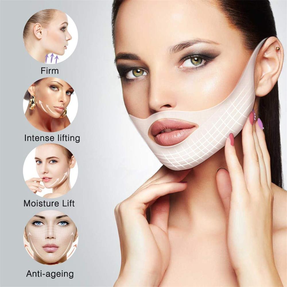 Best of Face Lift Slimming Mask Neck Mask Face Lift V Lifting Chin Up Patch 4D Ear Tightening Skinny Masseter Double Chin Reducer Reviews & Tips