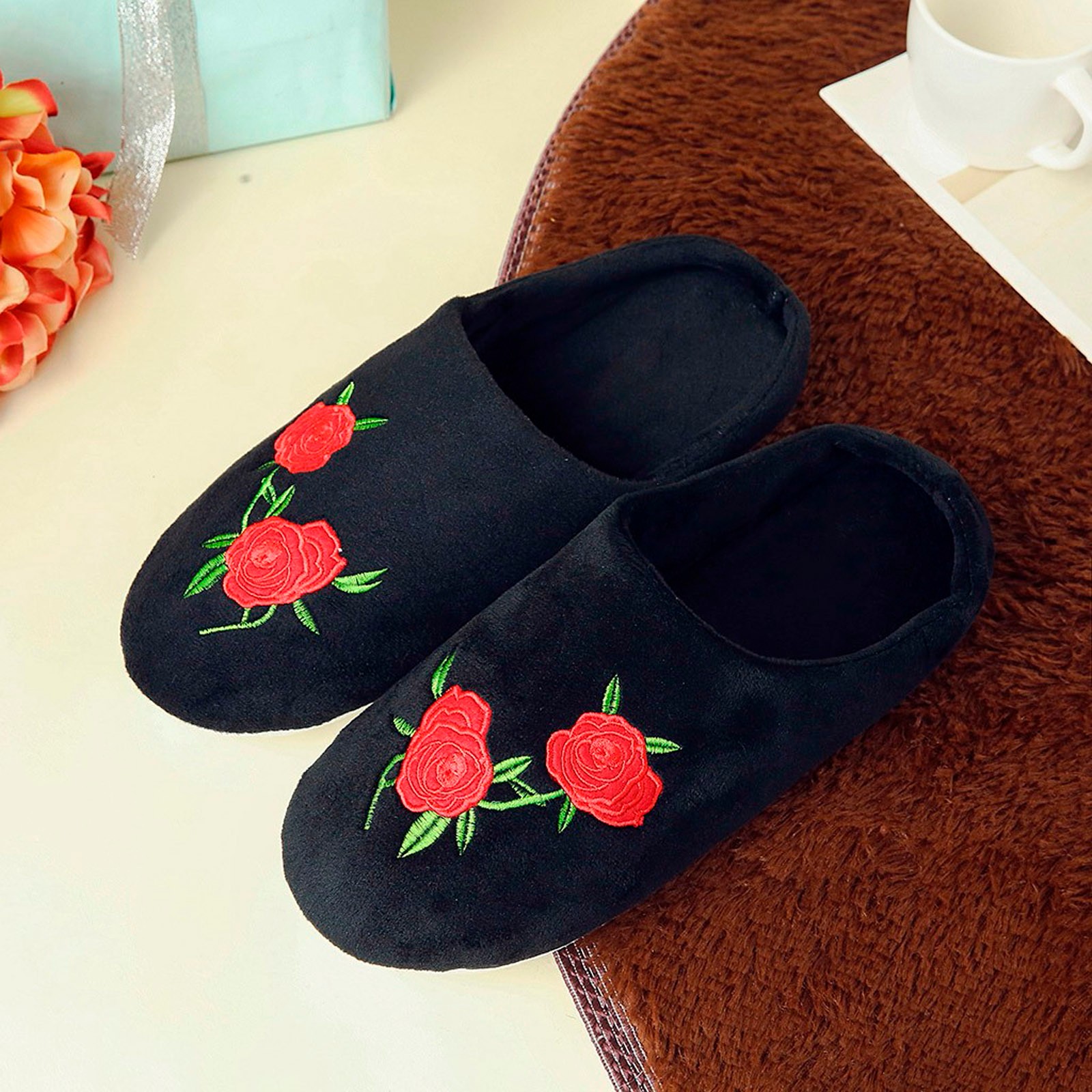 Title 7, Free Shipping Slipper Shoes For Women New Rose ...