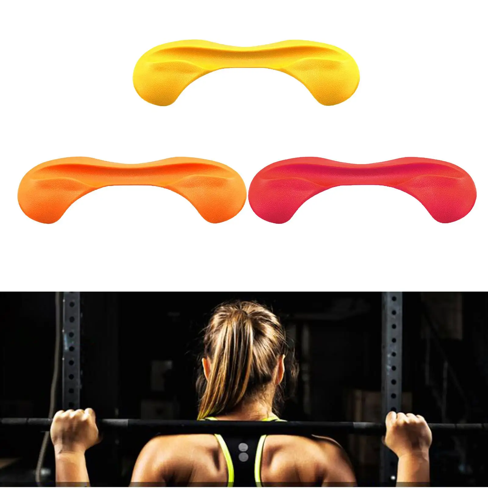 Multicolor Barbell Bar  Pad and TPE Material Support Weightlifting Protective Cover  Stabilizer Pad Fitness