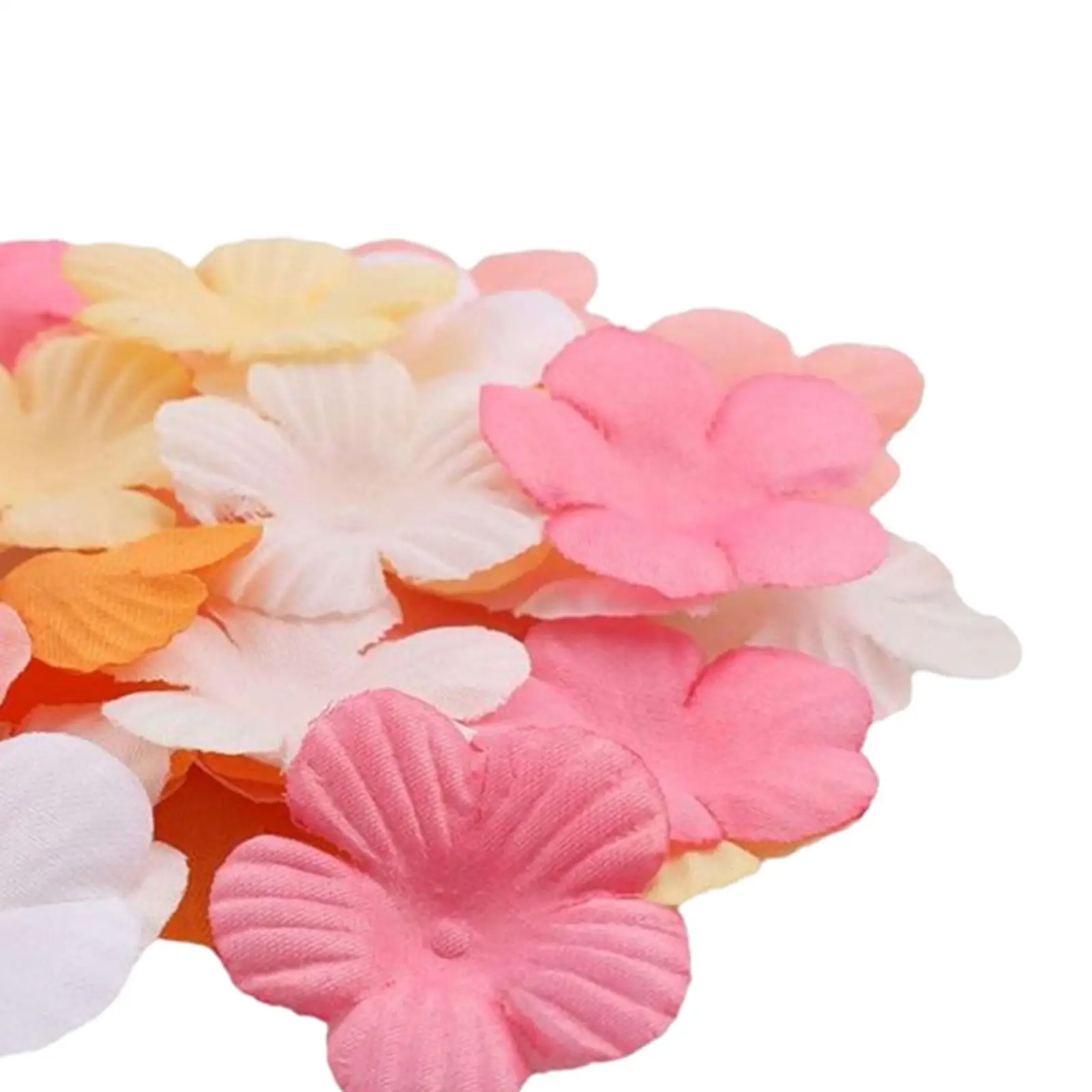 Cherry Blossom Petals 3cm 500 Pieces Plum Blossom Fake Flower Petals for Wreath Garden Indoor Outdoor Party Decorations Table