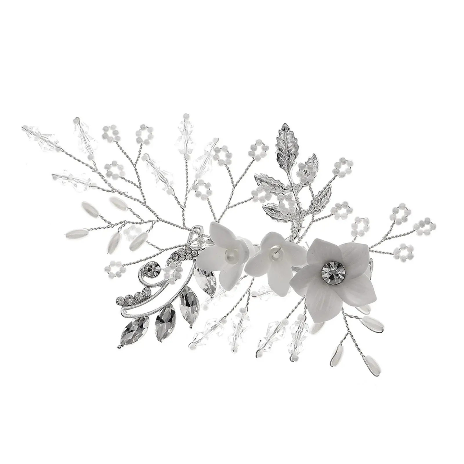 Women`s Rhinestone Crystal Clip Hairpins Flower Mariage Bride Bridesmaid Wedding Party Hair Accessories