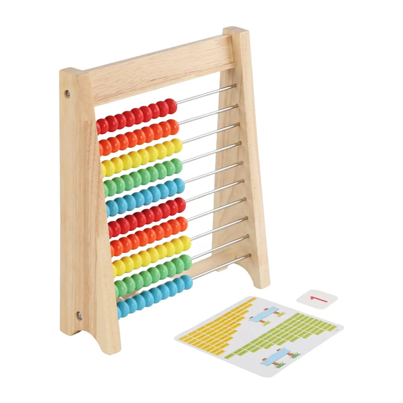 Wooden Abacus Toy Learning Number Abacus for Kindergarten Children Preschool