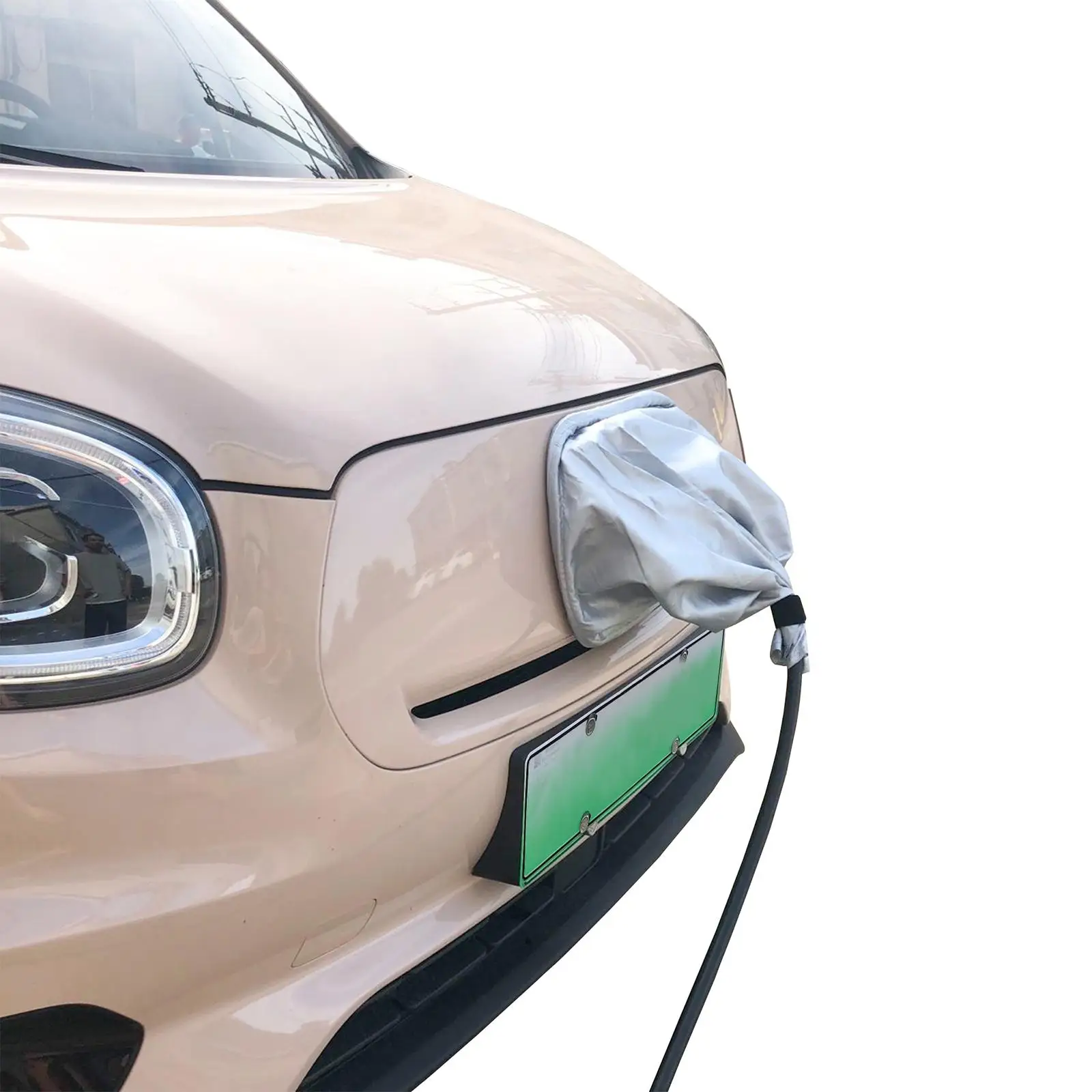 Electric Car Charging Port Dust Cover Practical Durable Easily Install with Adsorption Magnets