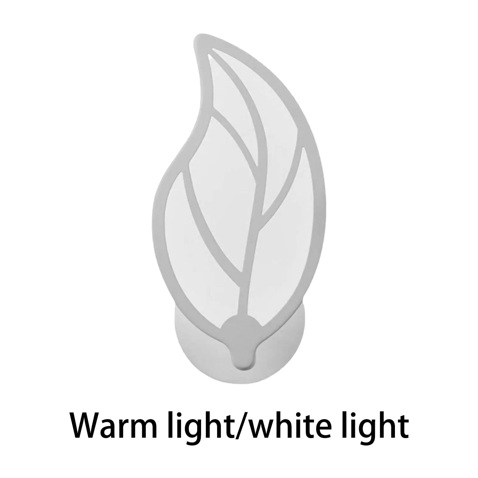 Nordic Leaves Shaped Wall Lamp Minimalist LED Wall Sconce for Hallway Home