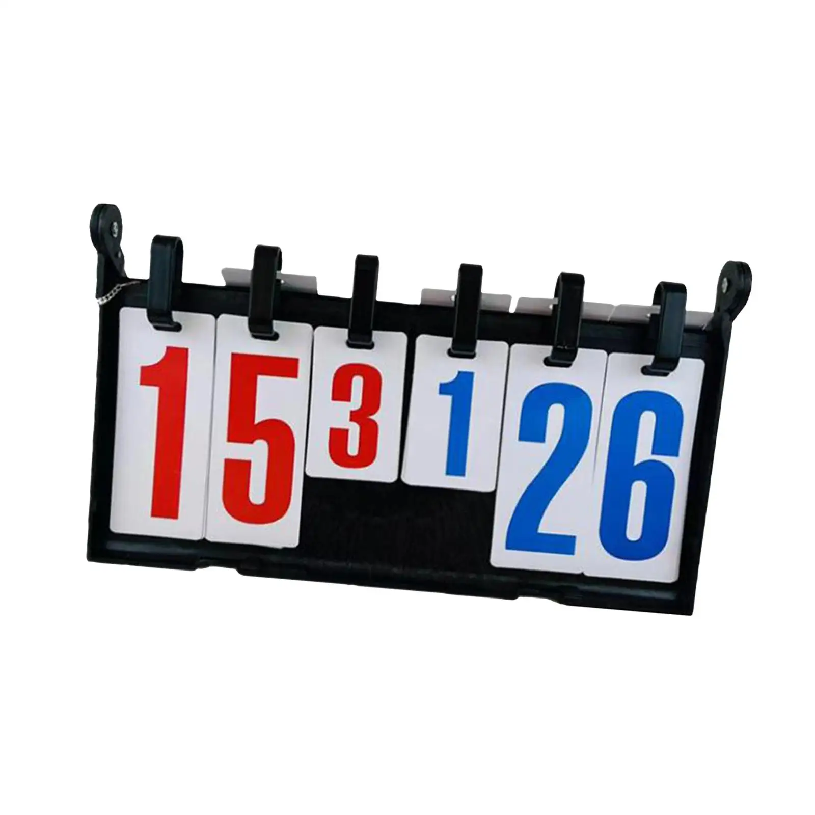 Sport Scoreboard Score Flip Tabletop or Hanging Compact 39cmx23cm 6 Digit Score