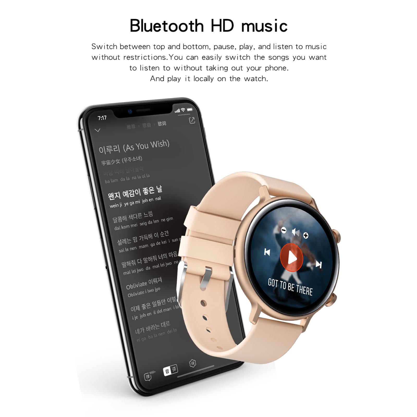 GW33PRO Adults Smart Watch Blood Oxygen Detection Step Counter Smart Reminder Stopwatch Waterproof Wristbands for Android IOS