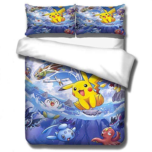 Pokemon : PillowCase Bodypillow 4pcs Bedding Sets ALP-SWOR-616 