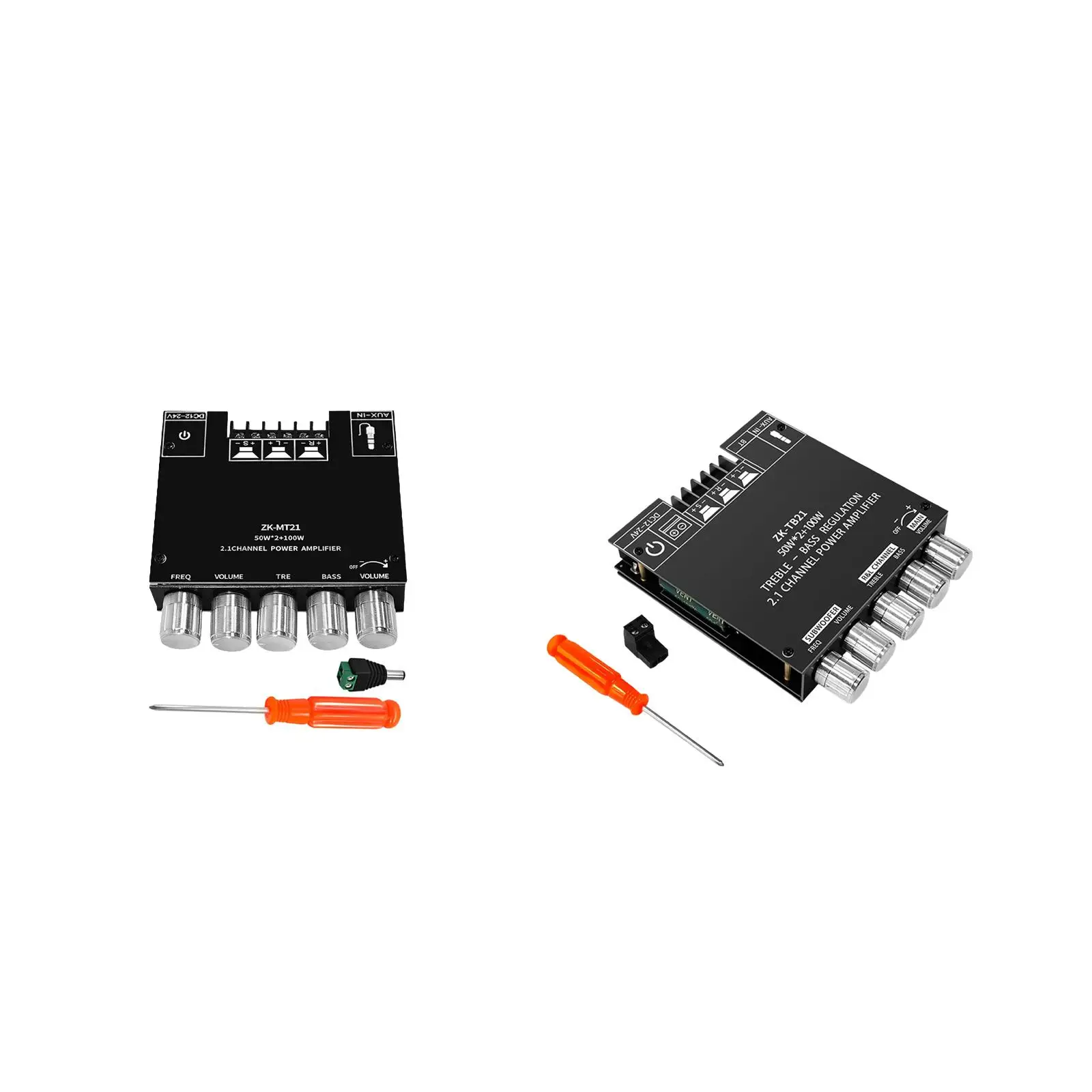 Audio Power Amplifier Module with Subwoofer HiFi Stereo 12V-24V Subwoofer Amplifier Board Digital Amp Board for DIY Audio