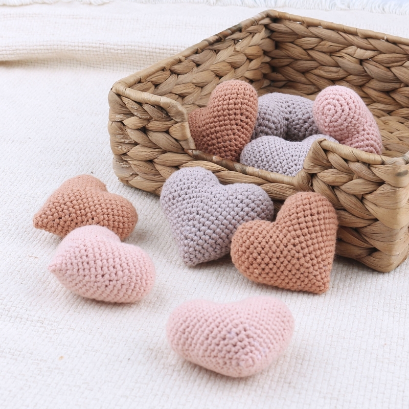 Verbesserte Häkelstrickperlen für Baby-Schnuller, DIY Baby-Schnullerkette, Baby-Zubehör, Mama-Essentials für Babys – Detail 1