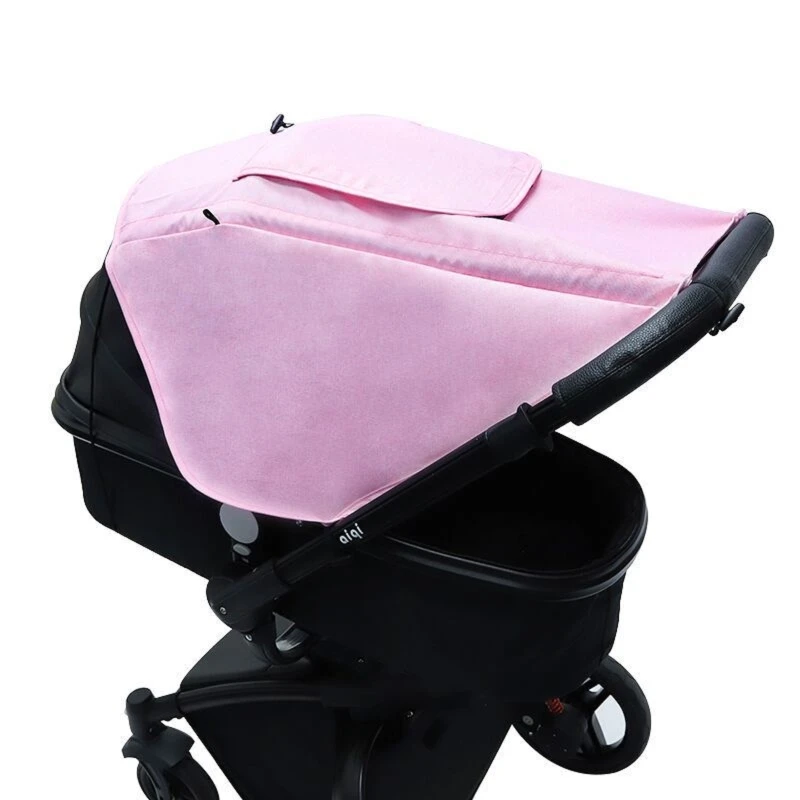 Stroller Sunshade Cover UV Protection Sun Shade Baby Carriage Canopy Pram Awning 2022 New baby stroller accessories baby bottle rack	