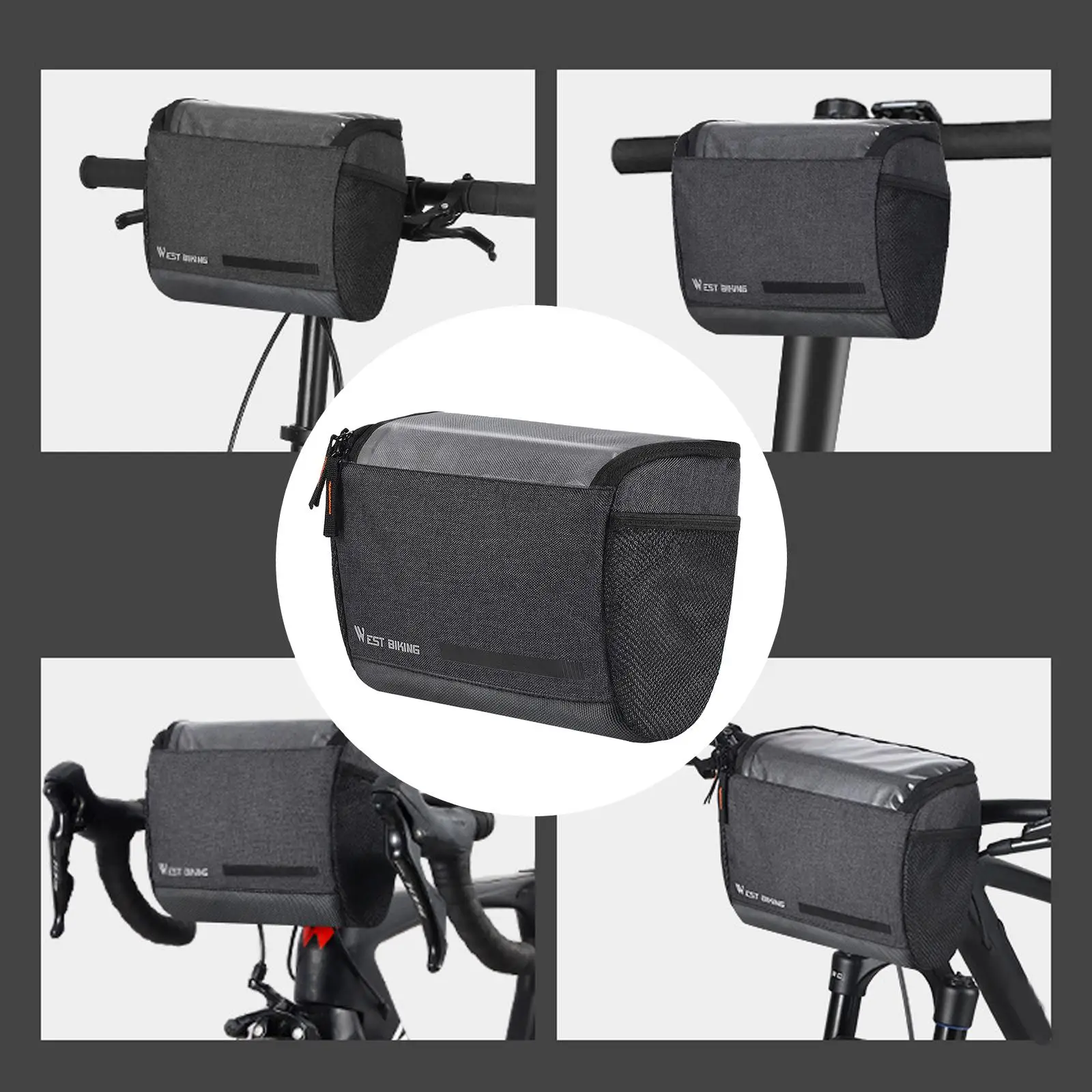 Bicycle Bag Insulated Trunk Cooler Pack Cycling Bicycle Rear Rack Storage Luggage Pouch MTB Bike Pannier Shoulder Bag