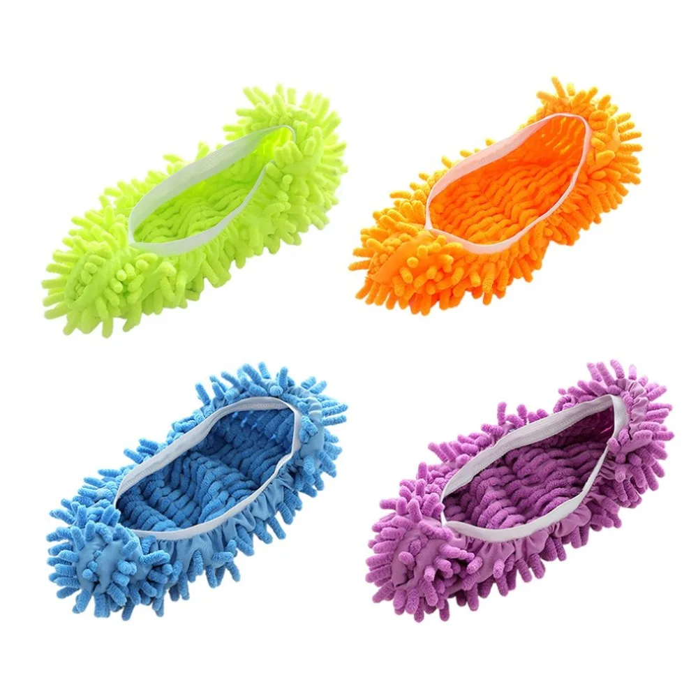 Description Picture 5 of itemMulti-Function Home Dust Cleaner Mop Rag Slippers Shoes Cover Soft Removable Washable Floor Clean Slippers For Woman Men
