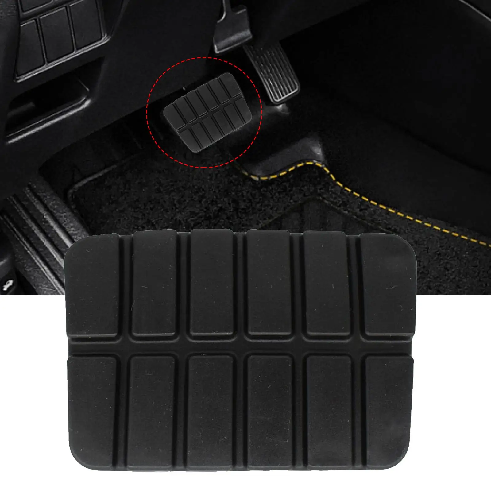 Black Brake Clutch Pedal Rubber Cover 49751-ni110 Auto Accessory Sturdy
