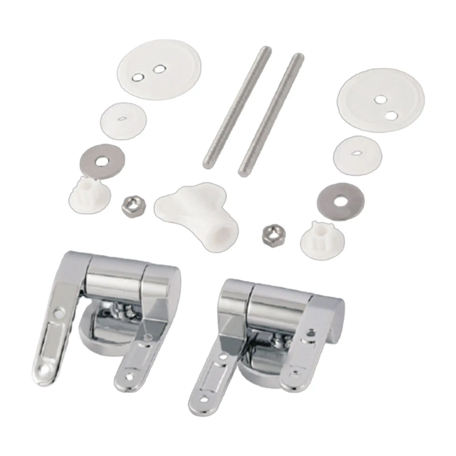 Toilet Seat Hinge with Parts Repair Thickened Accessories Mounting Fixed Joint for Washing Machine Telescopic Flipping Sliding