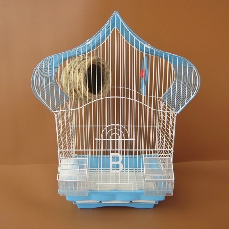 Title 5, Bird Parrot Handwoven Straw Cage Animals Hamste...