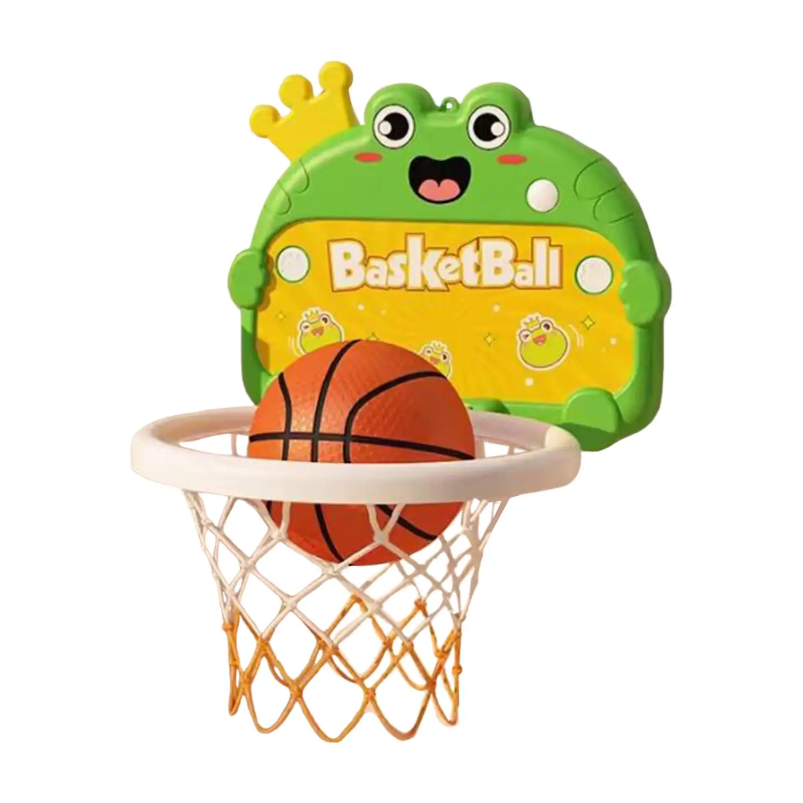 Mini Basketball Hoop Set Activity Centers Wall Mounted Basketball Board Basketball Toys for Indoor Door Holiday Gifts Bedroom