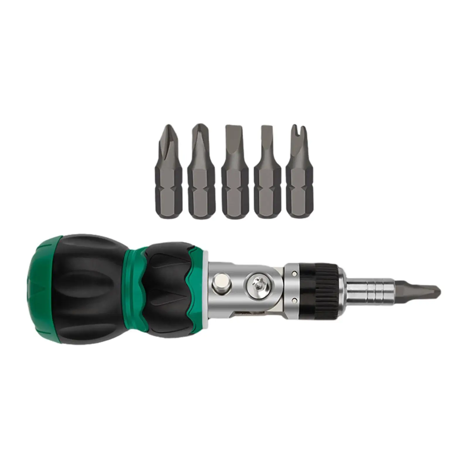 Ratcheting Screwdriver Set Three Directions Multipurpose Ratchet Telescopic Screwdriver for Electrician Maintenance Home Toolbox
