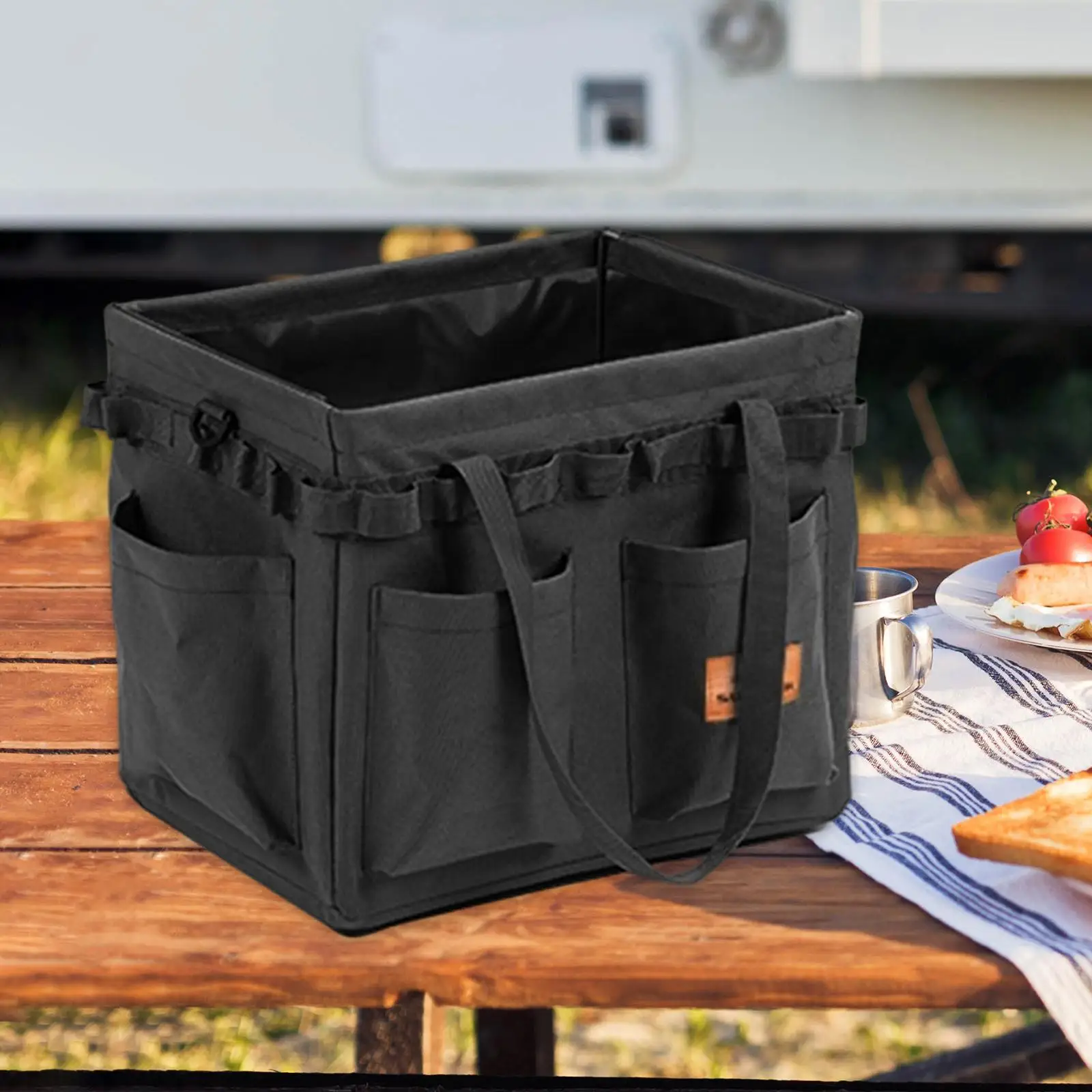 Camping Storage Bag Tool Organizer Utility Tote for Outdoor Grocery Household Cooking