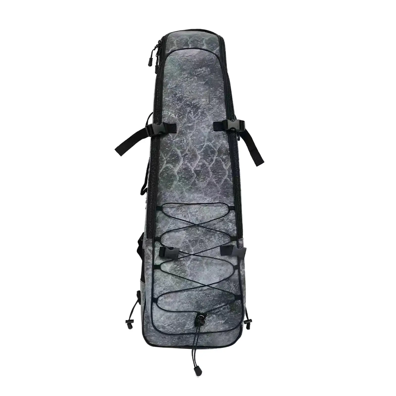Long Fins Bag, Easy Carry Snorkel Gear Bags Backpack Flippers Bags Adjustable Shoulder Strap Waterproof Free Diving Fin Bag