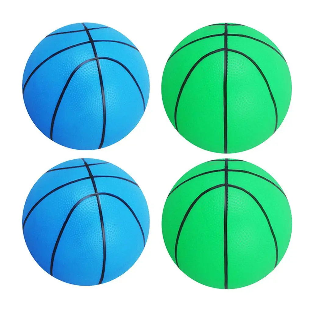 4pcs Colored 6inch Inflatable Basketball Ball Kids Child Sports Game Toy