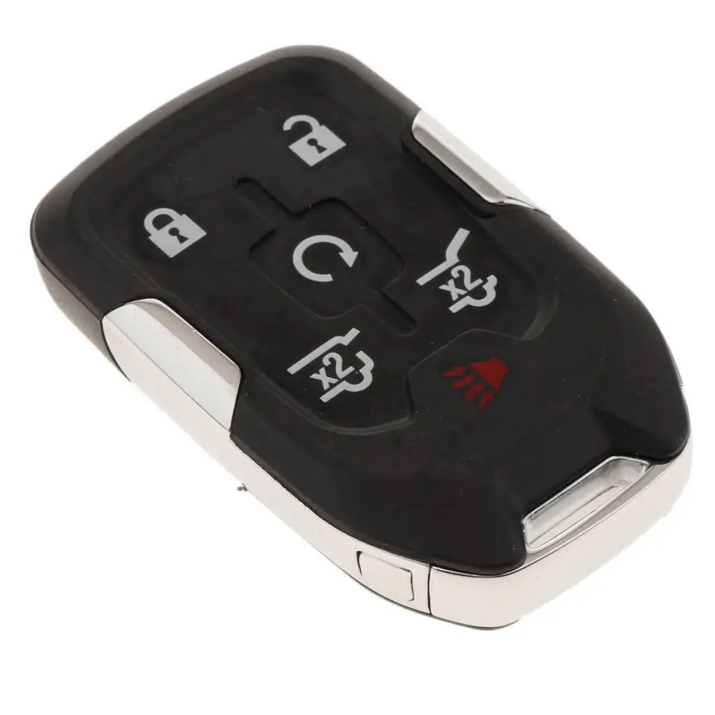 Metal New Car Key Covers Remote Starters Shell - 6 Button Key  Case for GMC