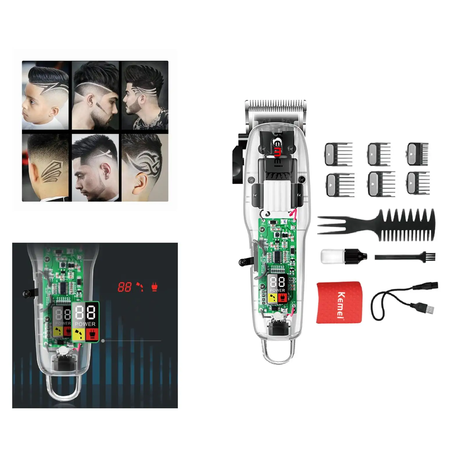 Rechargeable Hair Cutting Machine Professional Powerful for Men Father 5W