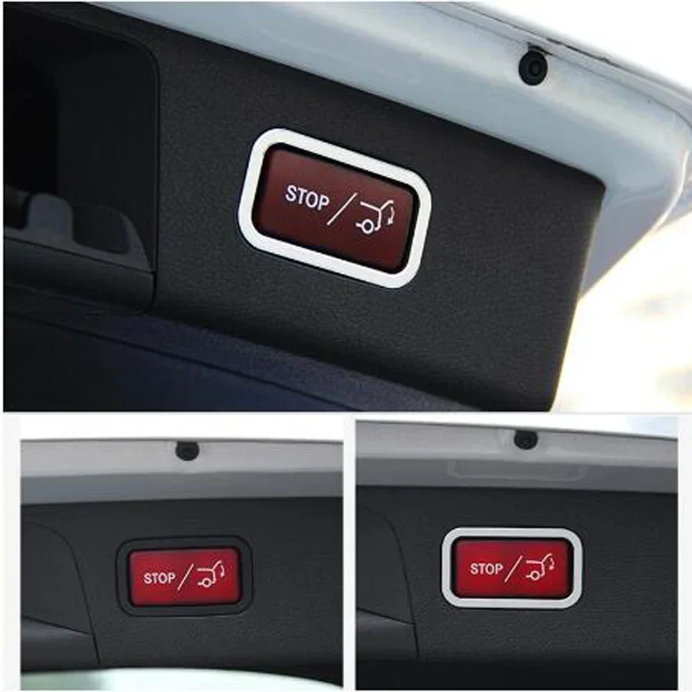 Auto-Styling für Mercedes Benz E-Klasse GLA GLC GLK CLS ML GL GLE GLS Aluminiumlegierung Elektrischer Hecktürschalter dekorative Pailletten – Detail 2