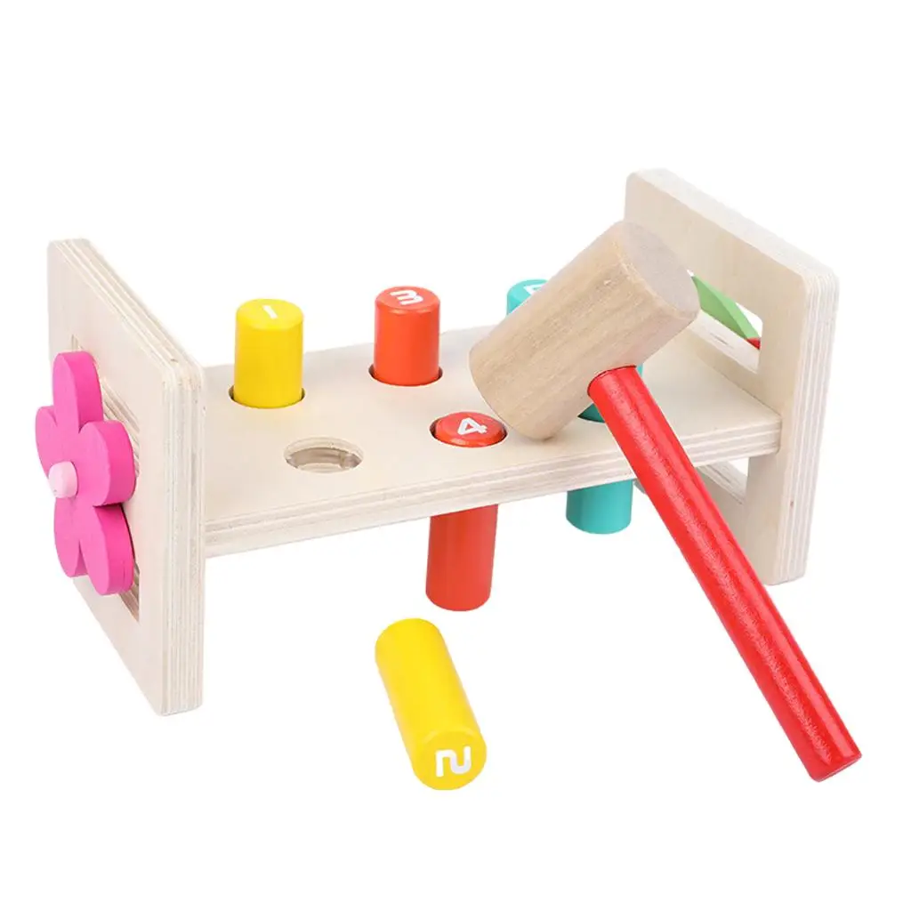 Strike Bench with Hammer Preschool Toy for 2 - 6 Years Birthday Present
