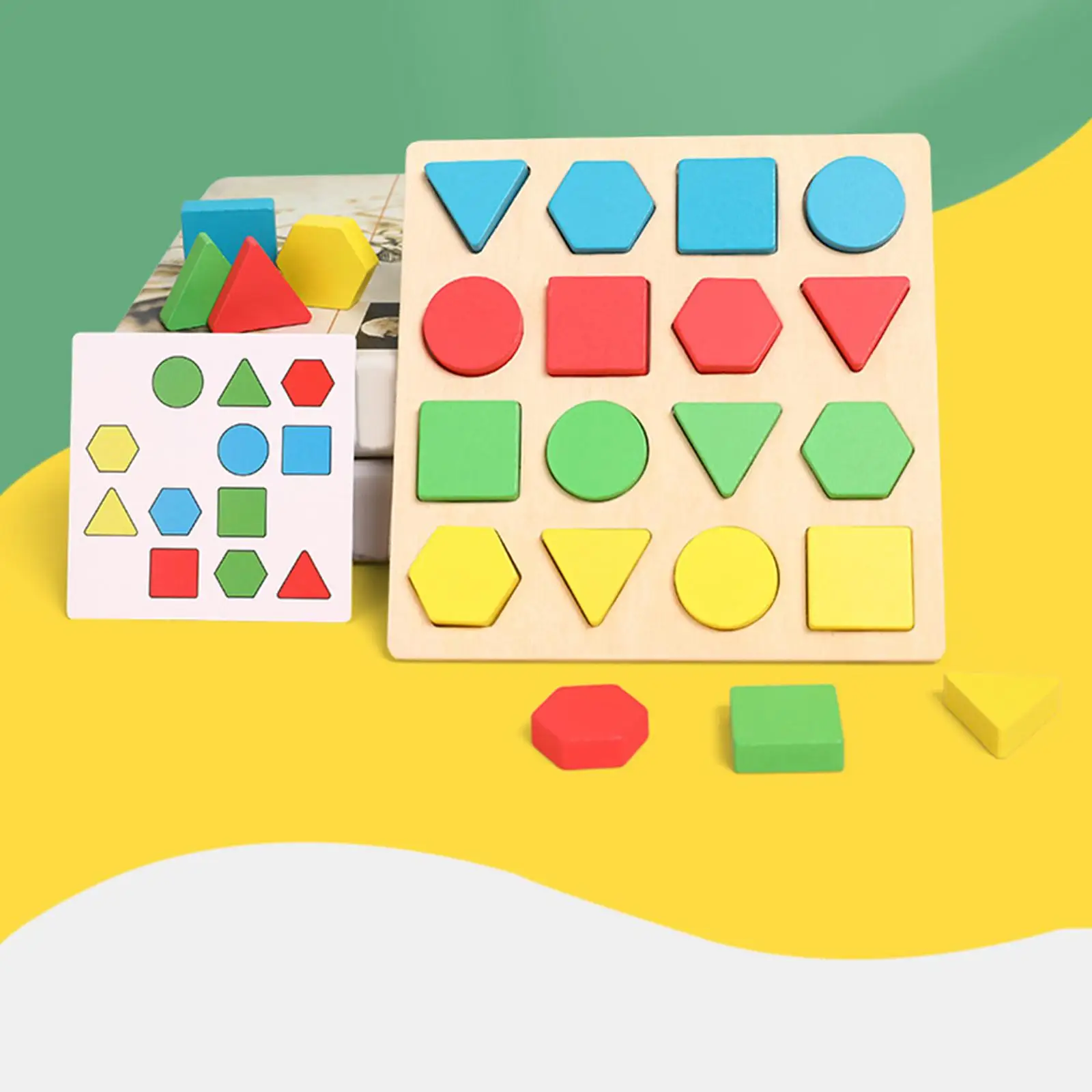 Shape Sorter Block Game Shape Puzzle Geometric Shape Cognitive for Children Boy