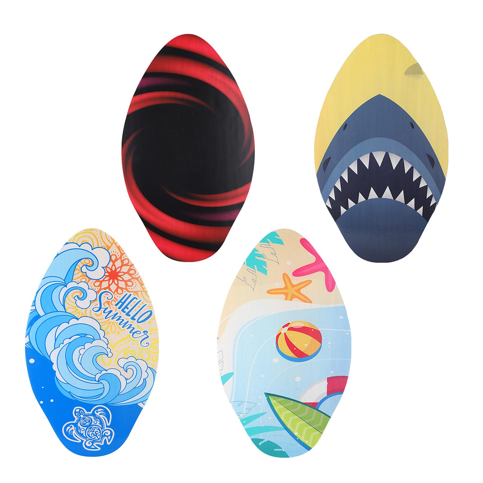 Skimboard Durable Universal Beginners Skim Board Small Surfboard Surf Board for Kids Men Women Teenagers Unisex Beach Toys