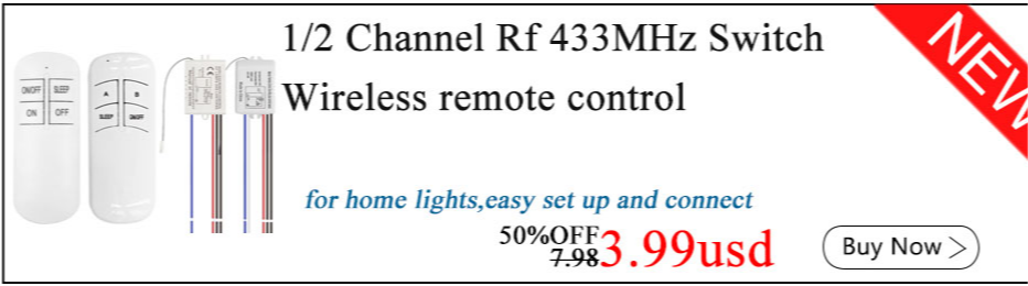 de luz inteligente rf interruptor do botão de pressão rf com mini módulo de controle remoto sem fio controle de para