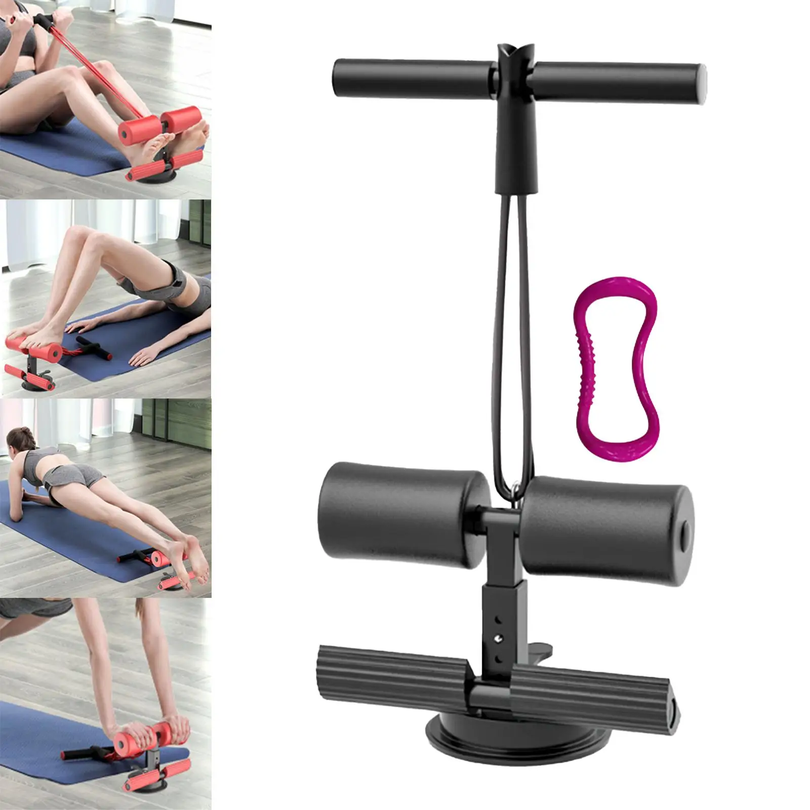Sit up Rack Accs Bar Equipment Adjustable Ankle Support for Home Workout Gym