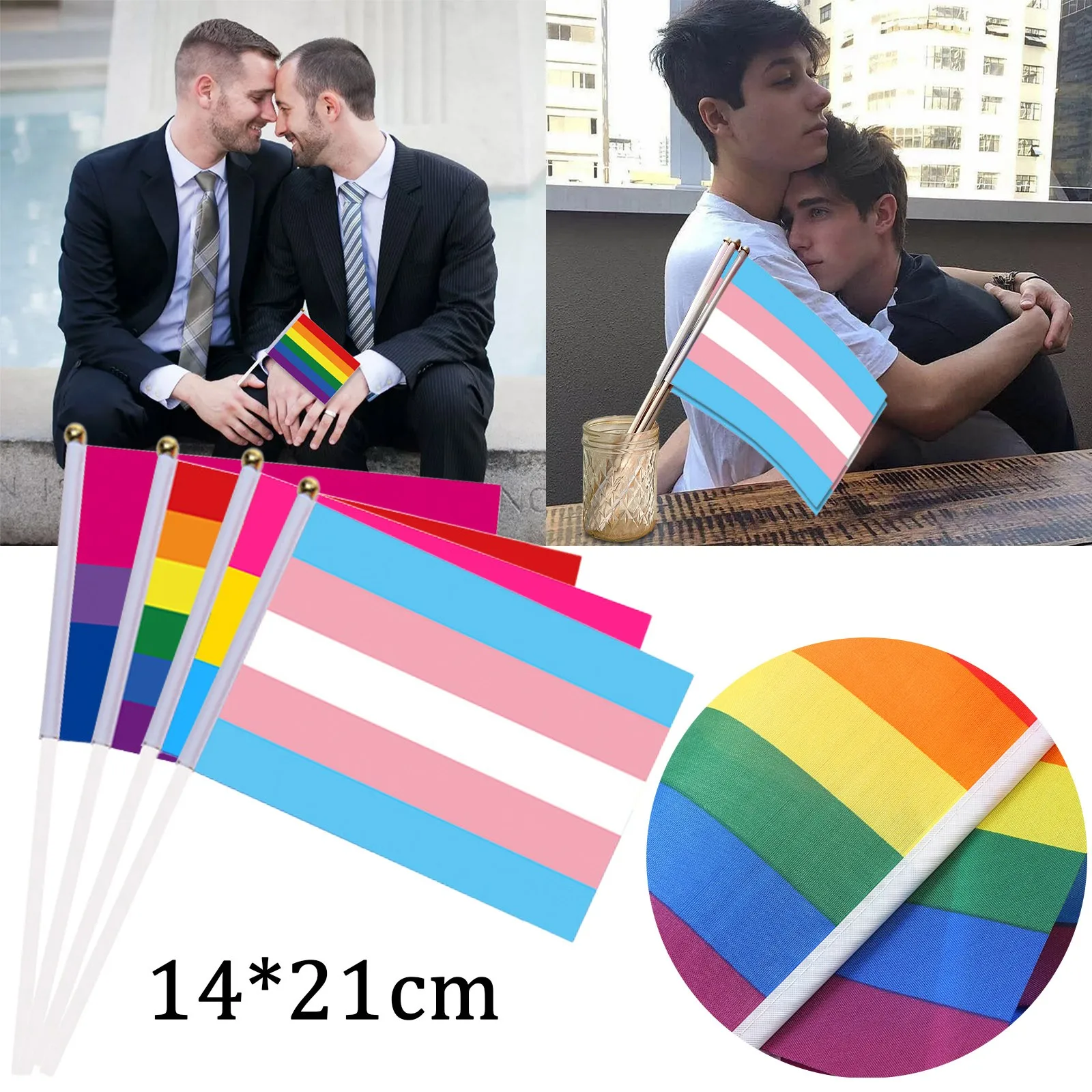 Радуга, гей, флаг гордости, маленькие ЛГБТ ручные флаги, спортивные конфеты  для взрослых, сувениры для детей 8-12 | AliExpress