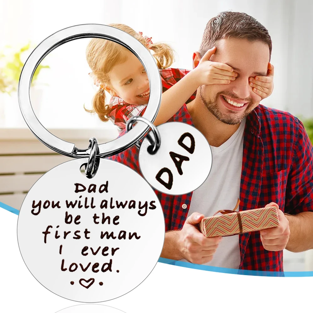 Best Dad Ever-Daddy Fathers Day Gift-Birthday Gift for Dad-Dad Keyring-Dad  Gift from Daughter-Birthday Gift from Kids-Dad Christmas Present