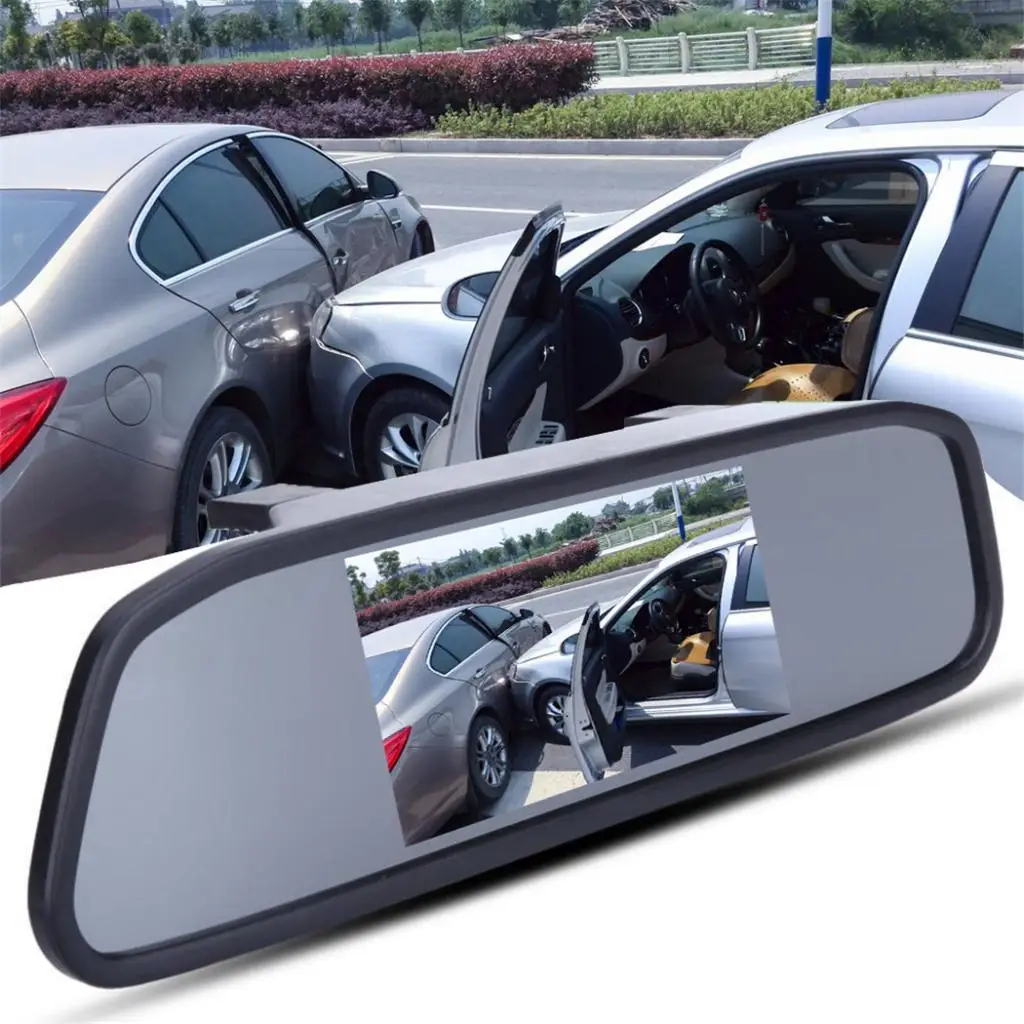 Car Reversing Camera  Camera with 4.3 `` LCD Rear  for Parking,