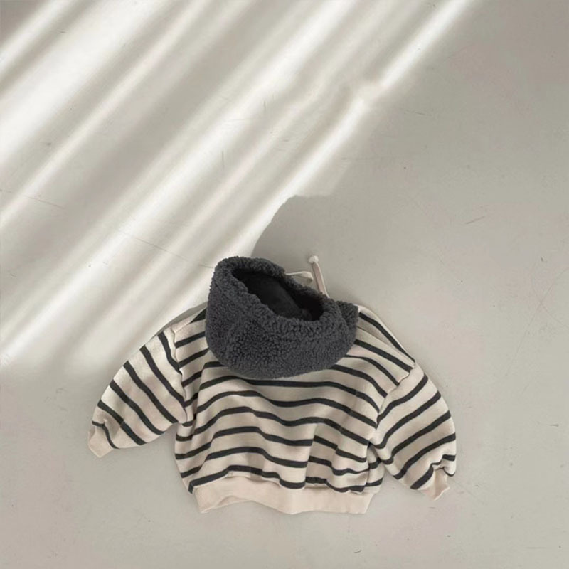 Title 7, 3433C Baby Striped Fleece Hooded Sweater 2022 A...