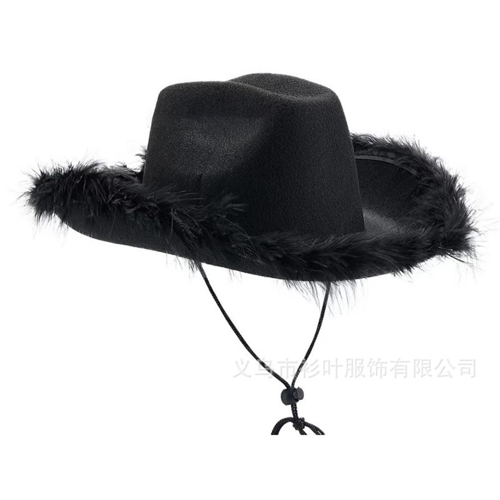 Western Style Cowboy Hat Women Wide Brim Summer Outdoor Sunshade Hat Cowgirl Hat for Hiking Camping Holidays Fishing Parties