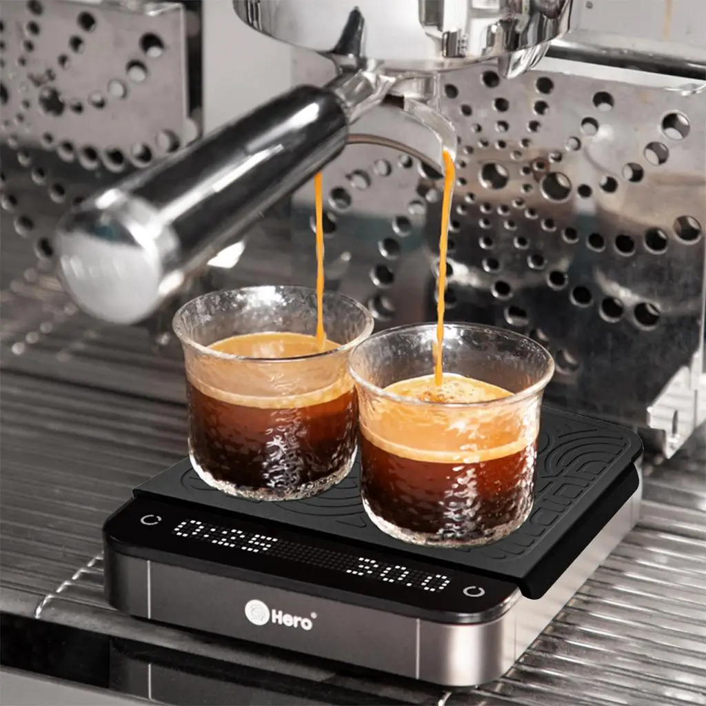 Automatic Espresso Scale with  USB Rechargeable High Precision 