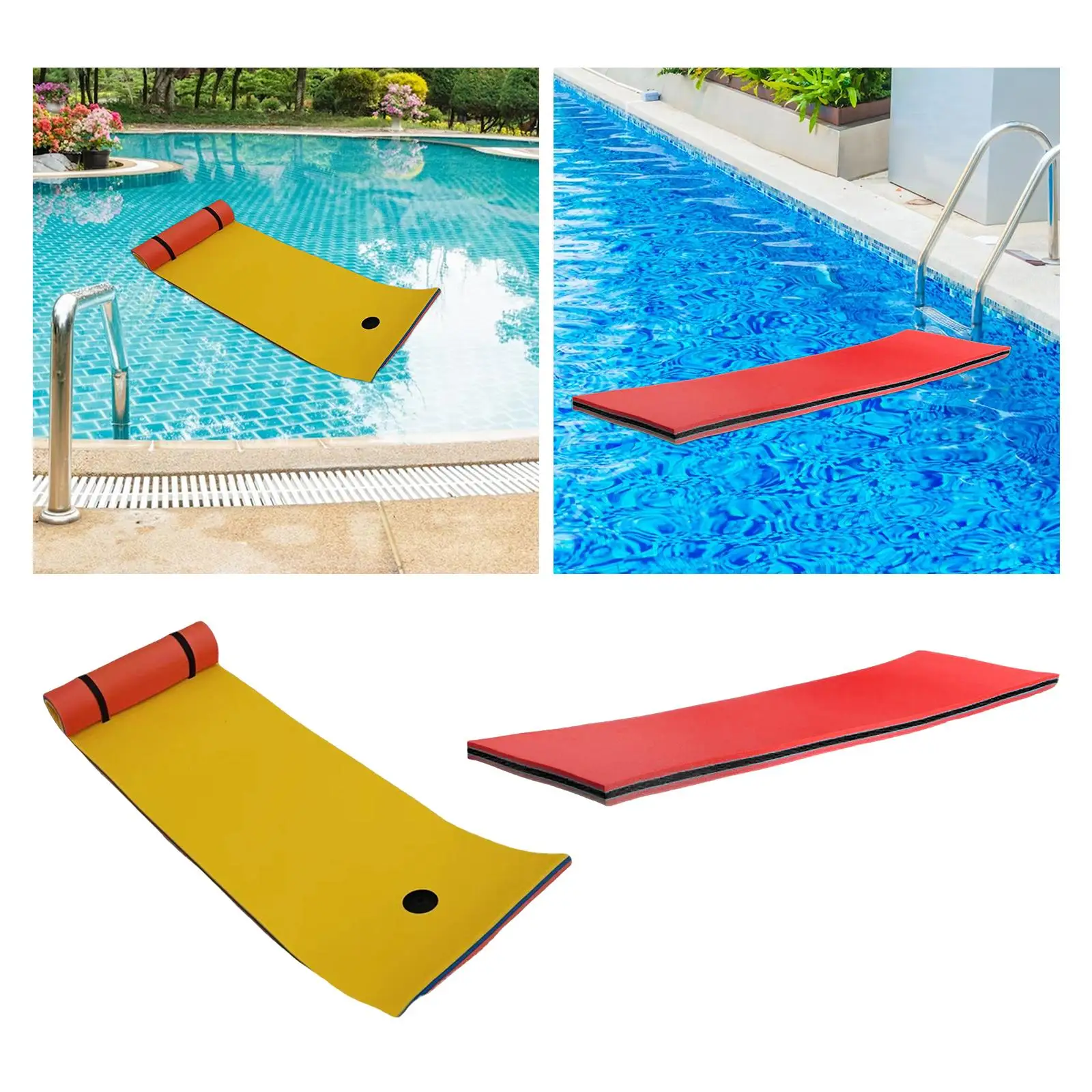 Water Floating Mat Recreation Blanket High Density XPE Foam Unsinkable Floating Pad for Swimming Pool Beach River
