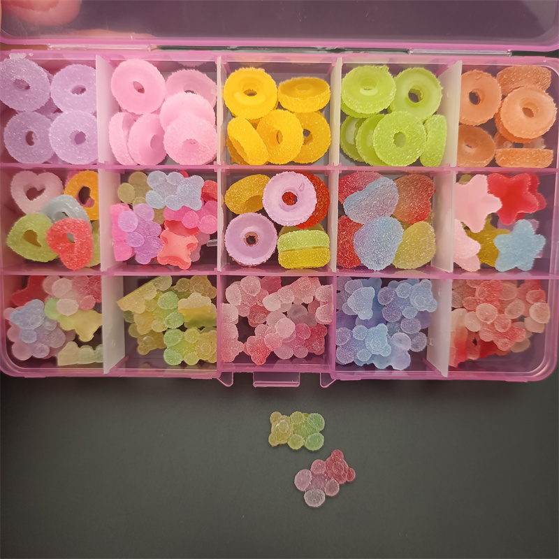 Best of 10Pcs Korean Trend 3D Kawaii Resin Star / Heart Nail Art Charms Sweet Gummy Bear Nail Art Rhinestones For DIY Manicure Decorations Reviews & Tips