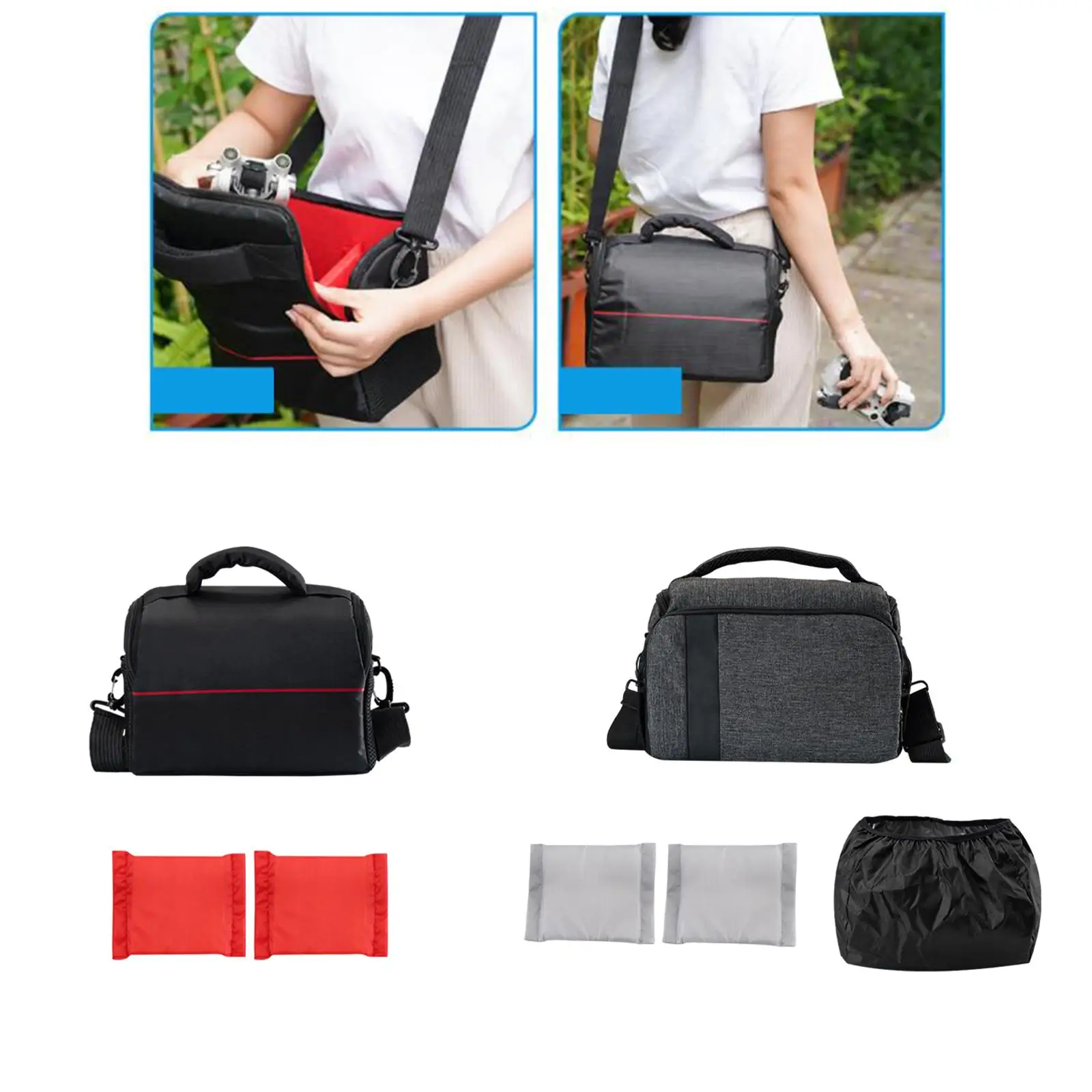 Travel Carrying Handbag Shockproof Wear Resistant for Accessories