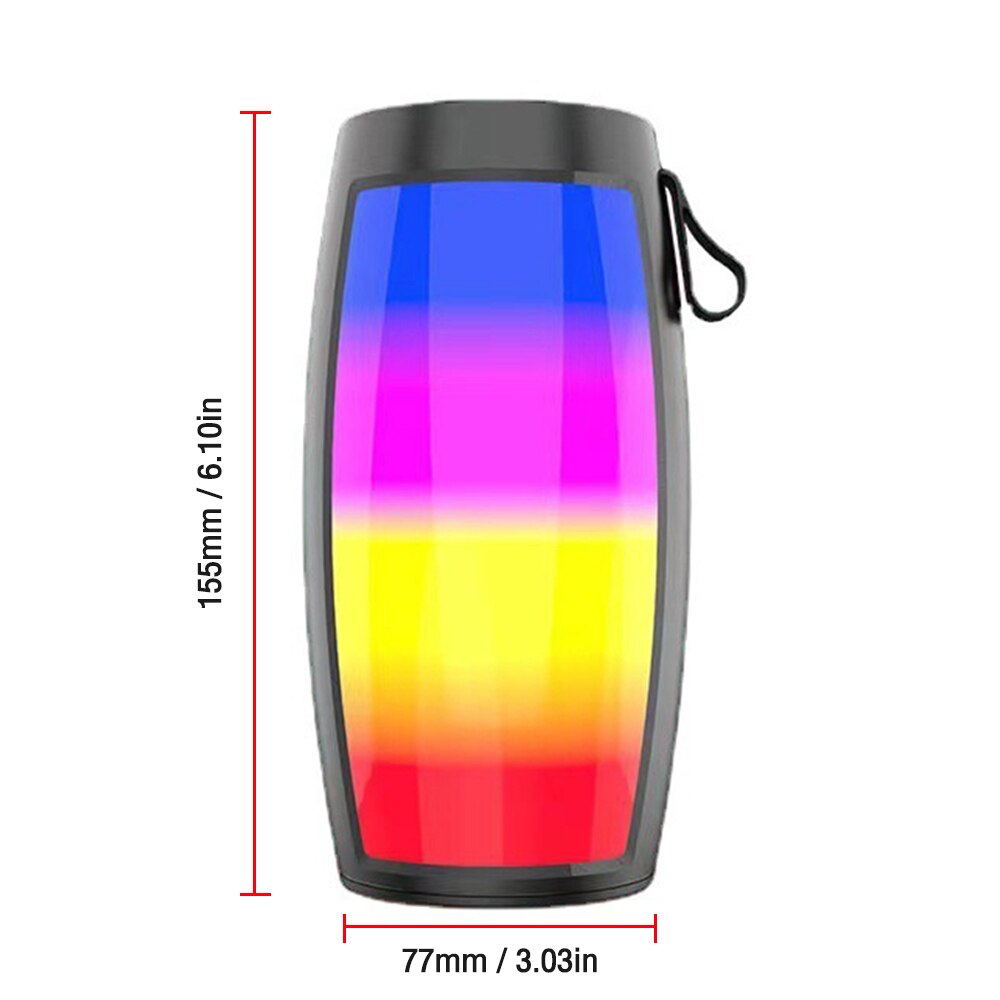 Title 11, LED Colorfull Lights Wireless Bluetooth Speaker...